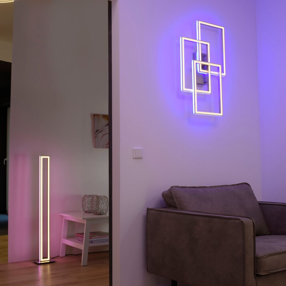 Paul-Neuhaus HELIX Plafondlamp LED Aluminium, 6-lichts, Afstandsbediening main product photo