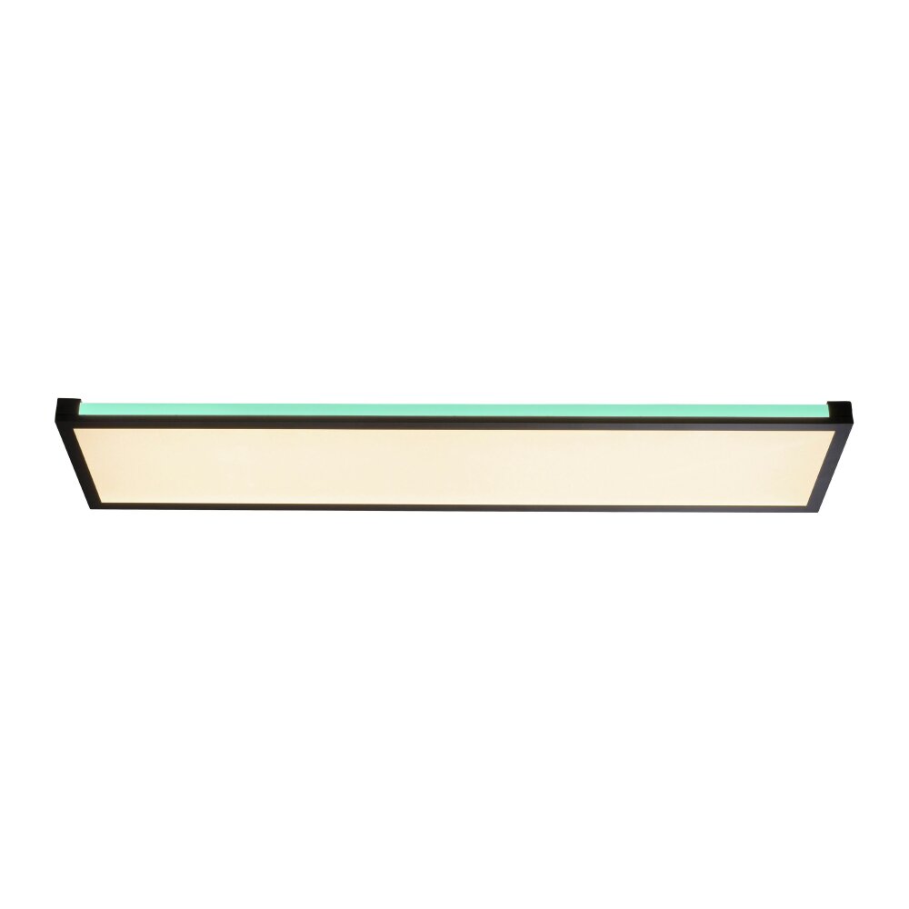 Leuchten-Direkt MARIO Plafondlamp LED Zwart, 1-licht, Afstandsbediening, Kleurwisselaar main product photo