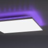 Leuchten-Direkt GUSTAV Plafondlamp LED Wit, 1-licht, Afstandsbediening, Kleurwisselaar