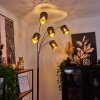 Tallaboa Staande lamp Zwart, 5-lichts