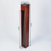 Byremo Padverlichting Hout donker, Zwart, 1-licht