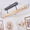 Winterthur Plafondlamp LED Zwart, 1-licht