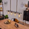 Nubani Hanglamp Natuurlijke kleuren, Zwart, 4-lichts