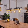Nubani Hanglamp Natuurlijke kleuren, Zwart, 4-lichts