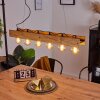 Maahui Hanglamp Natuurlijke kleuren, Zwart, 6-lichts