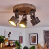 Pehefito Plafondlamp Zwart, 3-lichts
