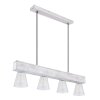 Globo CHARLY Hanger Transparant, 4-lichts