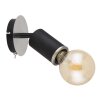 Globo JOSEBA Muurlamp Zwart, 1-licht