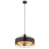 Globo BLANCA Hanger Zwart, 1-licht