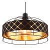 Globo BLANCA Hanger Zwart, 1-licht