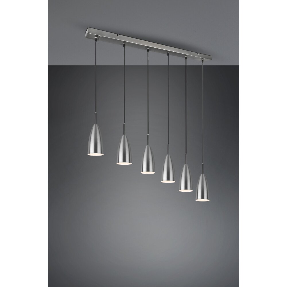 Reality Farin Hanglamp Nikkel mat, 6-lichts main product photo