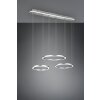 Trio-Leuchten Morrison Hanglamp LED Nikkel mat, 1-licht