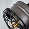 Pehefito Staande lamp Grijs, Hout donker, Zwart, 2-lichts