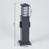 Habolale Padverlichting Grijs, 1-licht