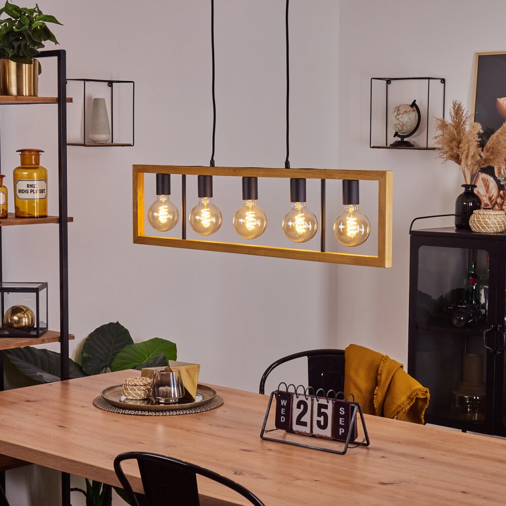 Nauleua Plafondlamp Zwart, 5-lichts main product photo