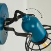 Builako Muurlamp Blauw, Zwart, 1-licht