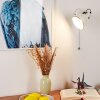 Selki Muurlamp Zwart, Wit, 1-licht