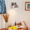 Selki Muurlamp Grijs, Zwart, 1-licht