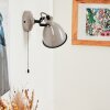 Selki Muurlamp Grijs, Zwart, 1-licht
