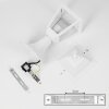 Naofe Padverlichting Wit, 1-licht