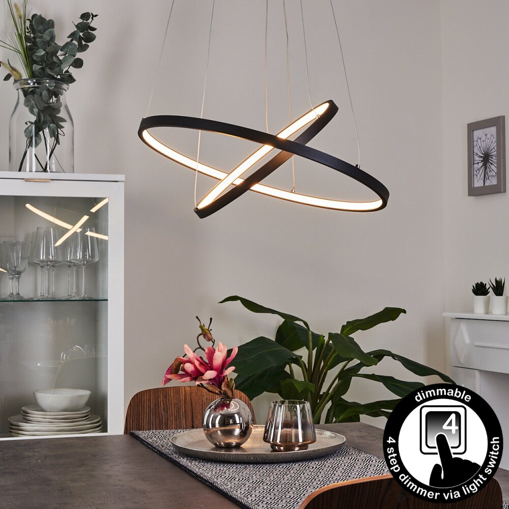 Preci Hanger LED Zwart, 1-licht main product photo