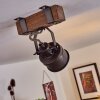 Pehefito Plafondlamp Bruin, Grijs, Zwart, 1-licht