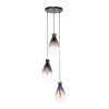 Stave Hanger Oud zilver, 3-lichts