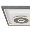 Globo SUNDI Plafondlamp LED Zwart, Wit, 1-licht, Afstandsbediening