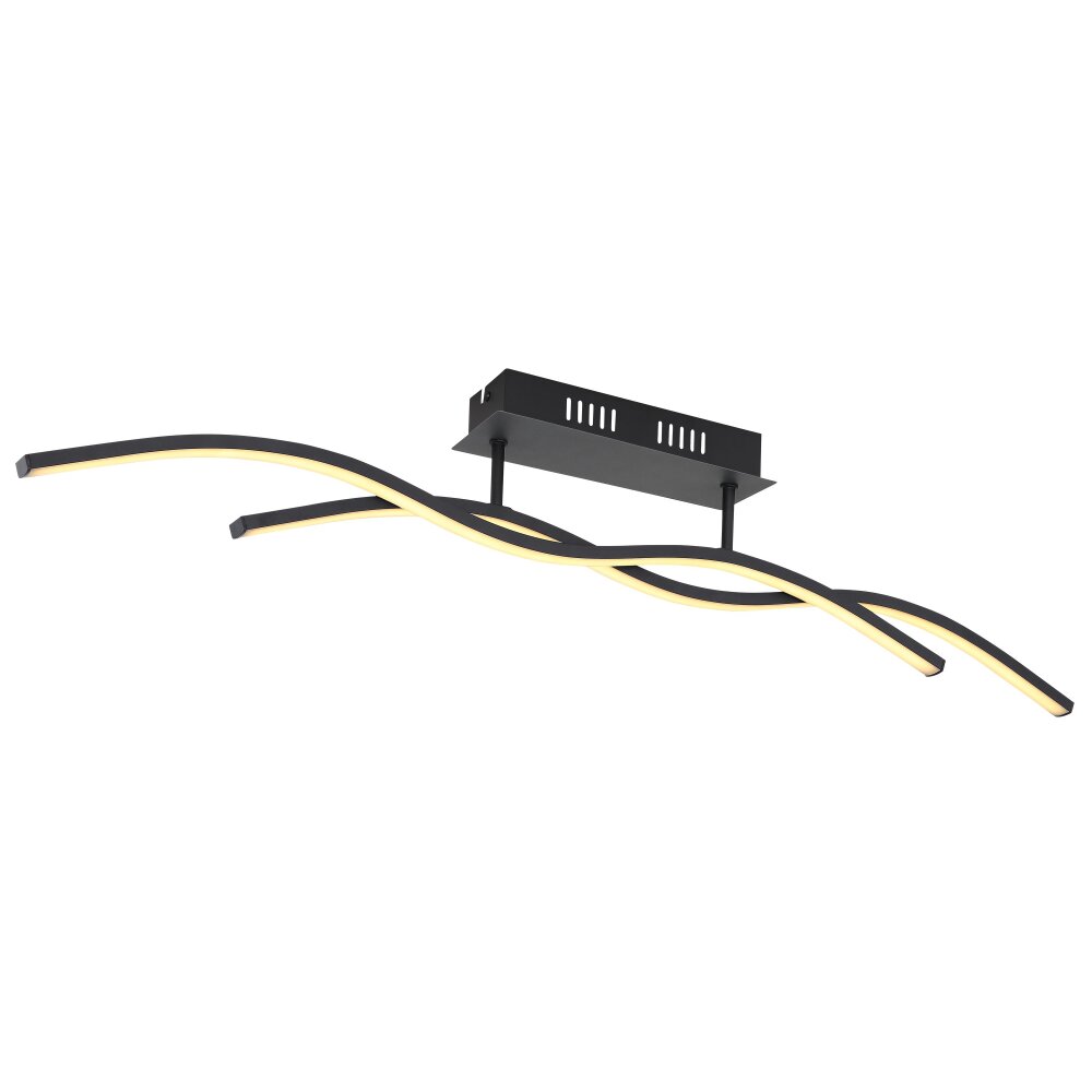 Globo MARIUS Plafondlamp LED Zwart, 1-licht main product photo