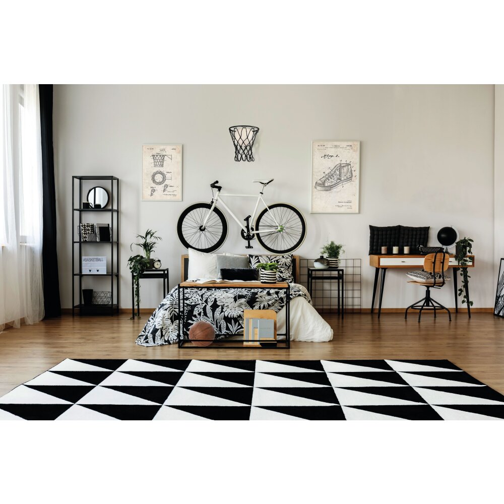 Mantra BASKETBALL Muurlamp Zwart, 1-licht main product photo