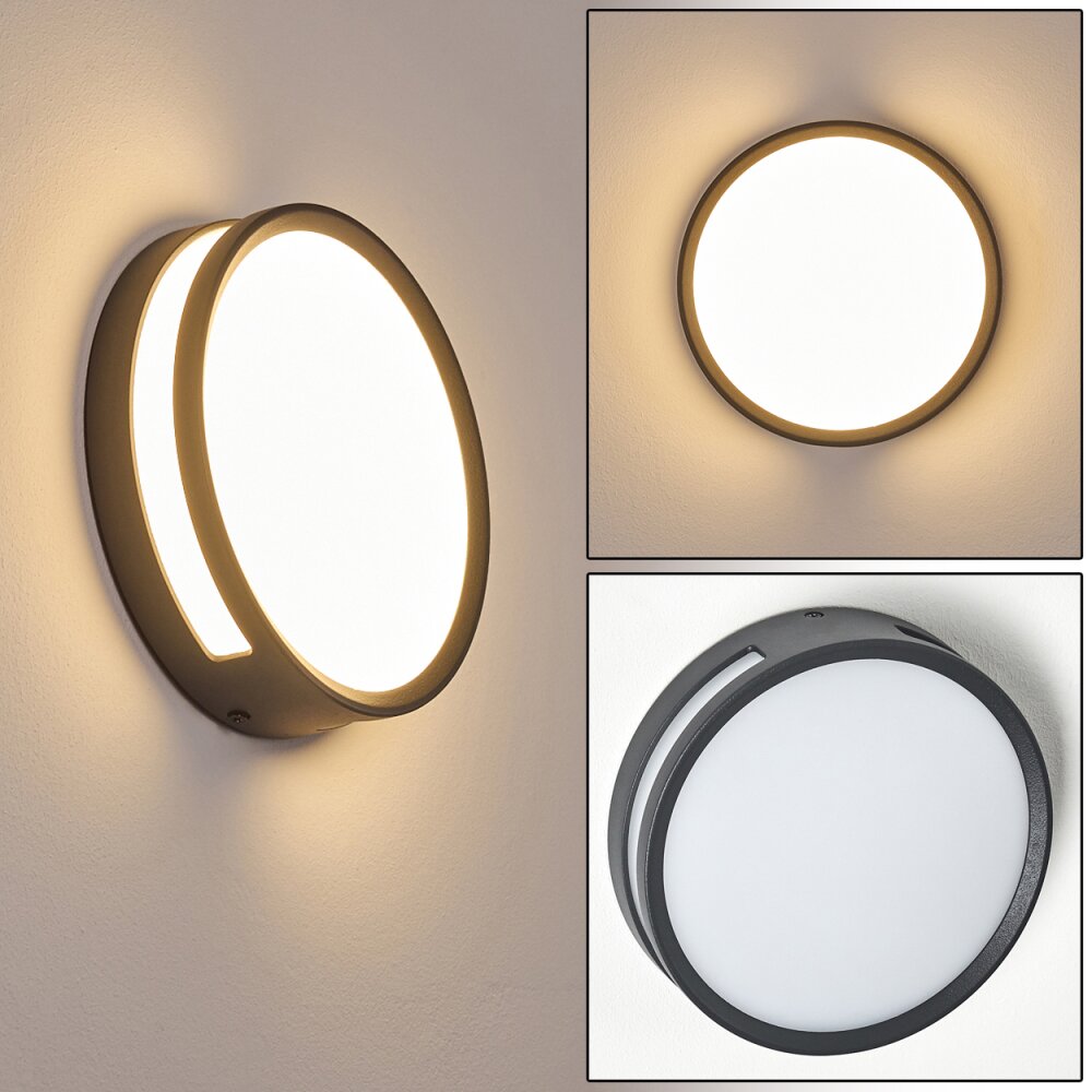 Chiavari Buiten muurverlichting LED Antraciet, 1-licht main product photo