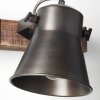 Brilliant-Leuchten Decca Muurlamp Hout donker, Zwart, 1-licht