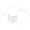 Brilliant-Leuchten Virtus Plafondlamp LED Zilver, 1-licht