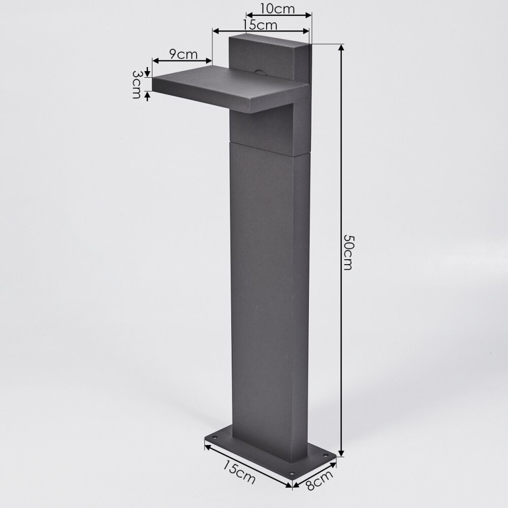 Lyckan Padverlichting LED Antraciet, 1-licht