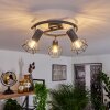 Gullspang Plafondlamp Antraciet, Chroom, 3-lichts Gullspang Plafondlamp Antraciet, Chroom, 3-lichts