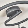 Gullspang Plafondlamp Antraciet, Chroom, 3-lichts Gullspang Plafondlamp Antraciet, Chroom, 3-lichts