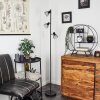Verbania Staande lamp Zwart, 3-lichts