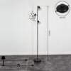Verbania Staande lamp Zwart, 3-lichts