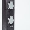 Gervais Buiten stopcontact Grijs, Zwart