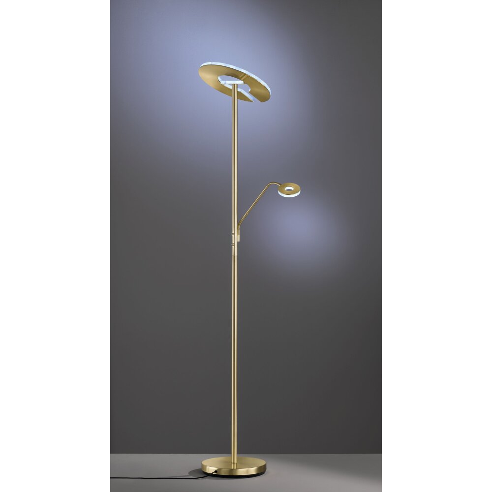 Fischer-Honsel Dent Staande lamp LED Messing, 1-licht