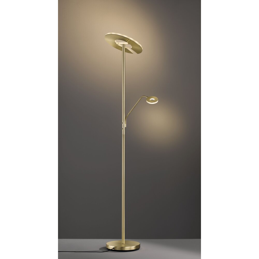 Fischer-Honsel Dent Staande lamp LED Messing, 1-licht