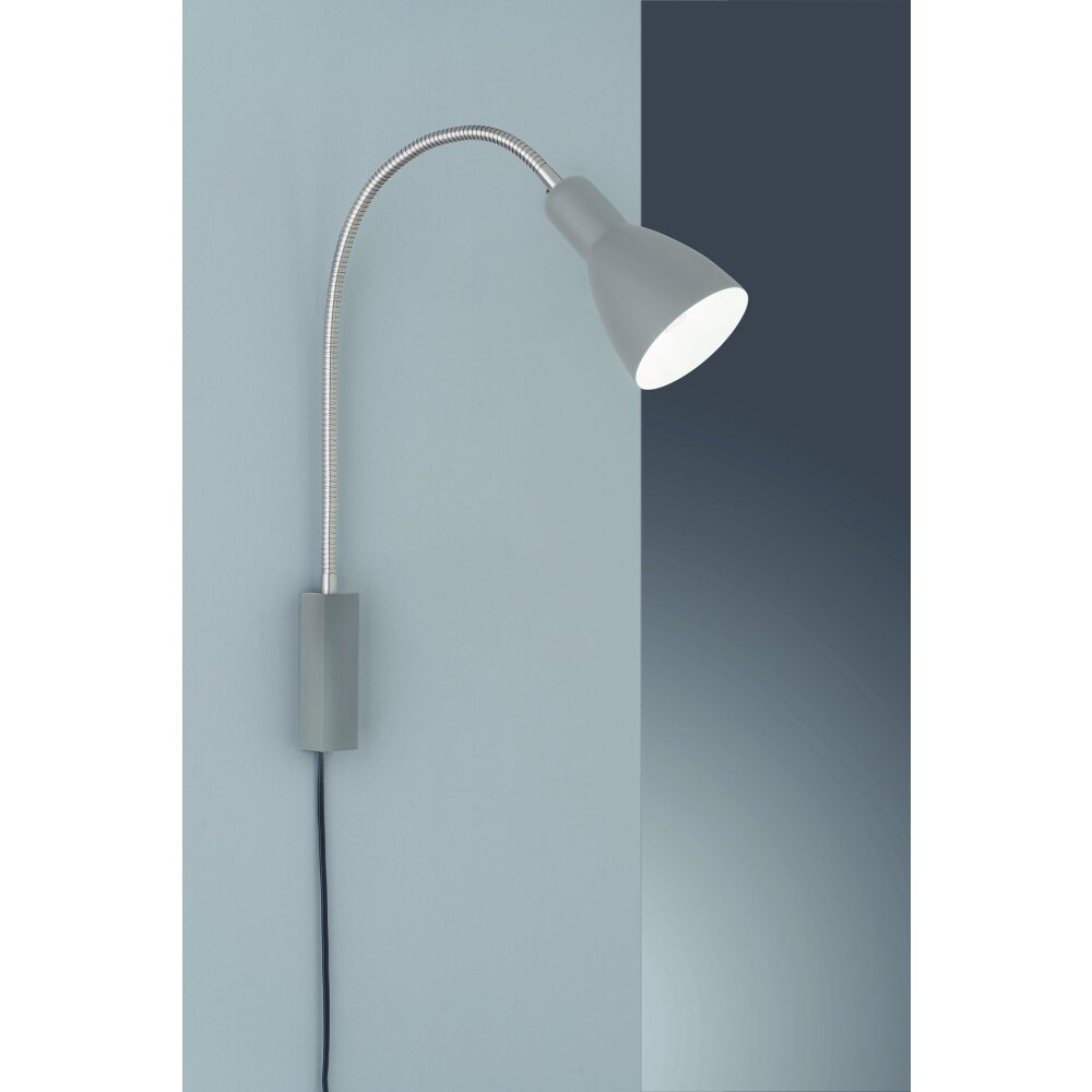 Fischer-Honsel Lolland Muurlamp Grijs, 1-licht main product photo
