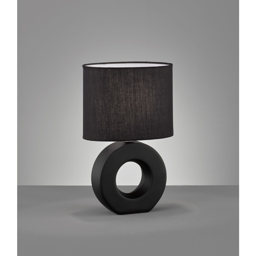 Fischer-Honsel Ponti Tafellamp Zwart, 1-licht main product photo