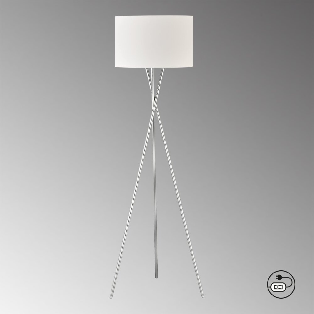 SCHÖNER-WOHNEN-Kollektion Pina Staande lamp Nikkel mat, 3-lichts
