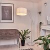 Chassagne Staande lamp Wit, 1-licht
