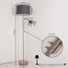 Vezza Staande lamp Nikkel mat, 2-lichts