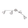 Wofi FARA Plafondlamp Zilver, 4-lichts