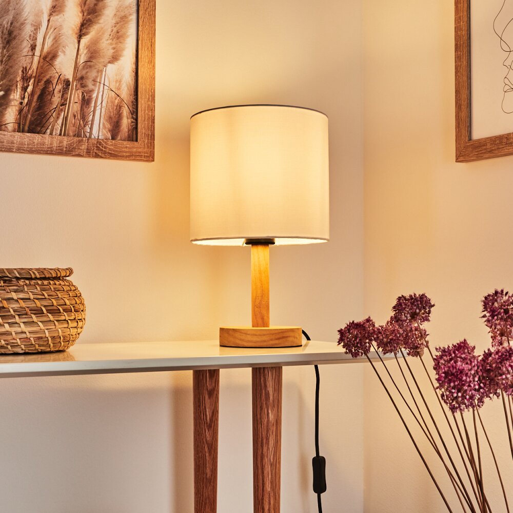 Akrema Tafellamp Natuurlijke kleuren, Zwart, 1-licht main product photo