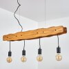 Flande Hanglamp Zwart, 4-lichts
