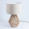 Canot Tafellamp Bruin, Natuurlijke kleuren, 1-licht
